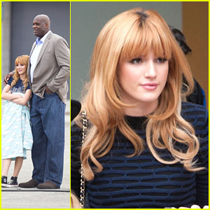 Bella Thorne: Studio Stop Before Shoot with Shaquille O'Neal