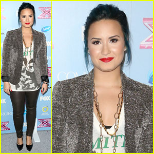 Demi Lovato: 'X Factor' Top 12 Party!