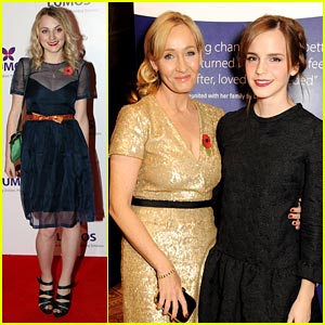 Emma Watson Supports J.K. Rowling at Lumos Event