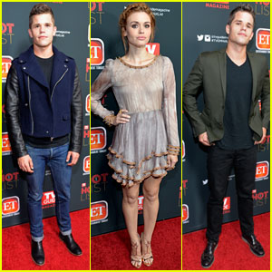 Holland Roden: 'TV Guide' Hot List Party with Max & Charlie Carver!