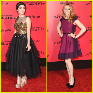 Isabelle Fuhrman & Jacqueline Emerson: 'Catching Fire' Premiere Pair