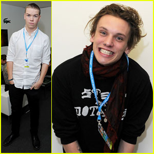 Jamie Campbell Bower & Will Poulter: ATP World Finals Lacoste Lounge