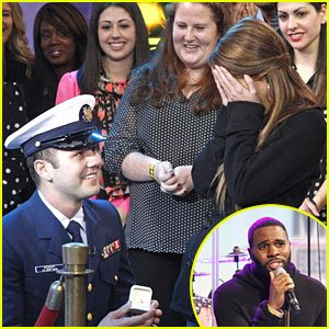 Jason Derulo Helps Military Couple Get Engaged on GMA