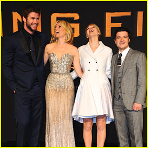 Jennifer Lawrence & Josh Hutcherson: 'Catching Fire' Premiere in Berlin!