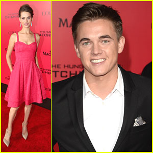 Jesse McCartney & Lyndsy Fonseca: 'The Hunger Games: Catching Fire' L.A. Premiere