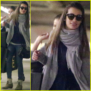 Lea Michele: Barneys Stop in Beverly Hills