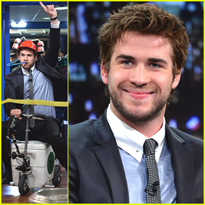 Liam Hemsworth: Cooler Race on 'Late Night with Jimmy Fallon'