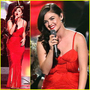 Lucy Hale: CMA Country Christmas Special Taping