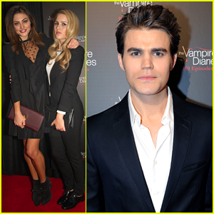 Paul Wesley & Phoebe Tonkin: 'The Vampire Diaries' 100th Episode Party