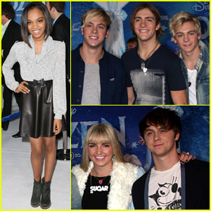 R5 & China McClain: 'Frozen' Premiere Attendees!