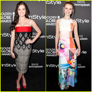 Zoey Deutch: Golden Globes 2014 Pre-Party with Lucy Fry!