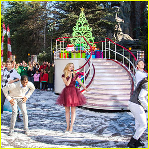 Dove Cameron: 'Let it Snow' at Disney Christmas Parade - Watch Now!