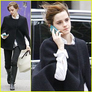 Emma Watson: Windy Shopping Spree!