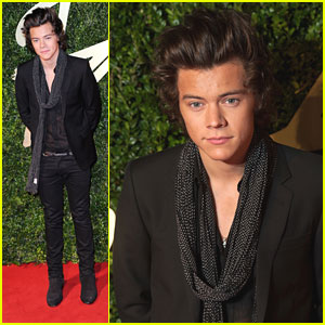 Harry Styles: British Fashion Awards 2013