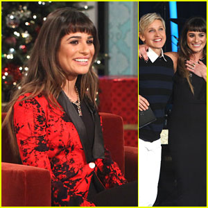 Lea Michele Talks 'Louder' on 'Ellen'