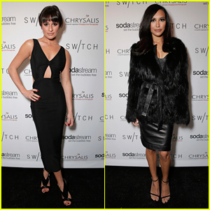 Lea Michele & Naya Rivera: Switch Boutique Holiday Party Pics!
