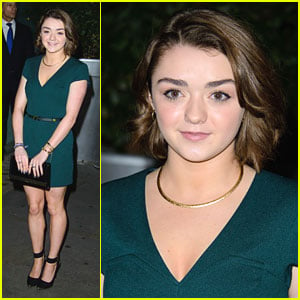 Maisie Williams Shows Off Nose Ring at National Ballet Celebrity Party
