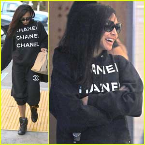 Naya Rivera: Chanel Sweats at Chipolte