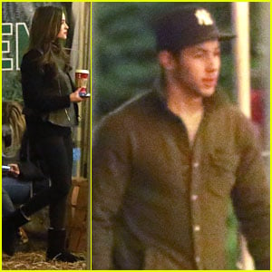 Nick Jonas & Olivia Culpo: Christmas Tree Shopping!