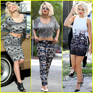 Rita Ora: 'Material Girl' Shoot in Miami