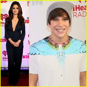 Selena Gomez & Austin Mahone: KISS FM's Jingle Ball Dallas 2013