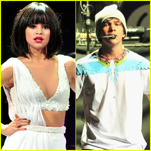 Selena Gomez & Austin Mahone: Jingle Ball Dallas Performance Pics!