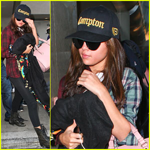 Selena Gomez: LAX Arrival After Dallas Jingle Ball Performance