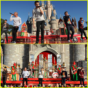 The Wanted: 'Santa Claus is Coming To Town' at Disney Christmas Parade - Watch Now!