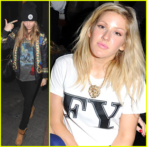 Ellie Goulding: Brooklyn Bowl Launch Party with Cara Delevingne!
