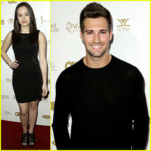 James Maslow: Pre-Grammys Party with Hayley Orrantia!