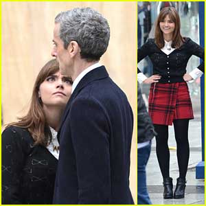 Jenna Coleman: 'Doctor Who' Filming in Cardiff