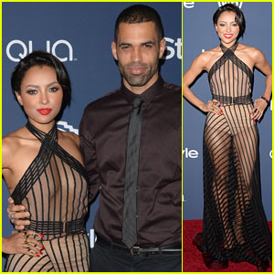 Kat Graham & Cottrell Guidry: Golden Globes 2014 Party Couple!