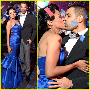 Kat Graham Kisses Fiance Cottrell Guidry on New Year's Eve!