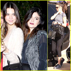 Kendall & Kylie Jenner: Separate Saturday Outings