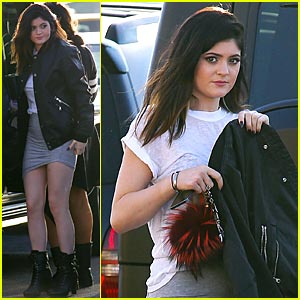 Kylie Jenner Has a 'Good Day' at the Nail Salon