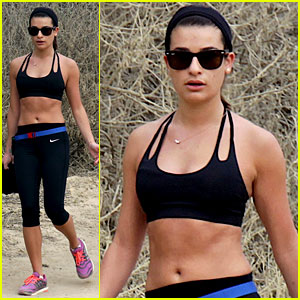 Lea Michele: Hollywood Hills Hiker!