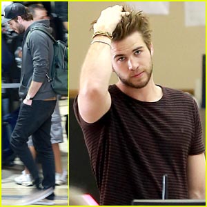 Liam Hemsworth: Ready for Take Off at LAX