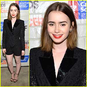 Lily Collins: Hollywood Stands Up To Cancer Event