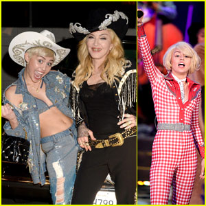 Miley Cyrus: Madonna Duet for MTV Unplugged Performance! (Videos)