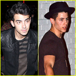 Nick & Joe Jonas: Separate Pre-Grammy Parties