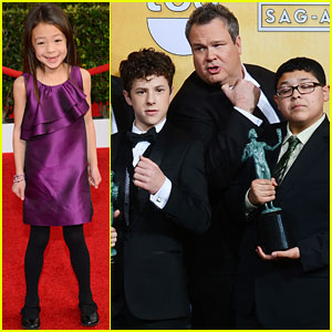 Nolan Gould & Rico Rodriguez: 'Modern Family' Win at SAG Awards with Aubrey Anderson-Emmons!