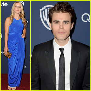Paul Wesley & Claire Holt: InStyle Golden Globes 2014 After-Party