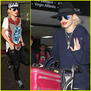 Rita Ora: Outfit Switch at LAX Airport!