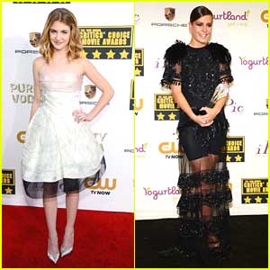 Sophie Nlisse & Adele Exarcholpoulos - Critics Choice Movie Awards 2014