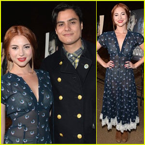 Allie Gonino Attends 'The Red Road' Screening with Kiowa Gordon