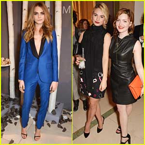 Cara Delevingne: Mulberry Dinner with Lily James