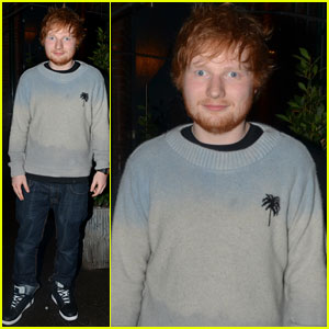 Ed Sheeran Grabs Dinner with Pharrell Williams After Visiting His Old School