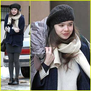 Hailee Steinfeld Shivers on 'Ten Thousand Saints' Set in NYC