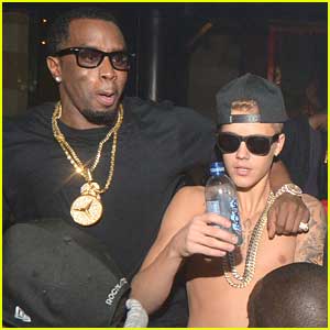 Justin Bieber Parties with Sean 'Diddy' Combs in Atlanta