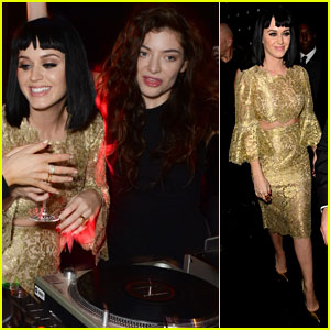Katy Perry & Lorde: BRIT Awards 2014 After-Party Pals!